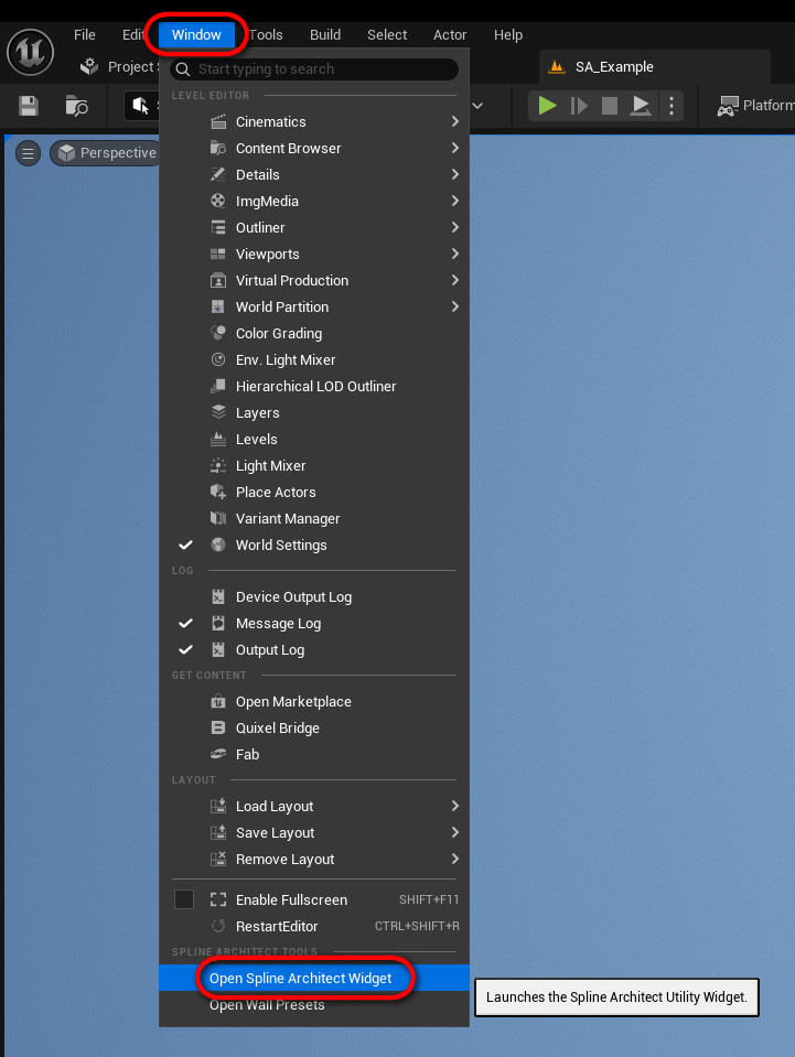 Launch Widget
